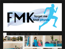 Tablet Screenshot of forgetmeknotphysiotherapy.co.uk